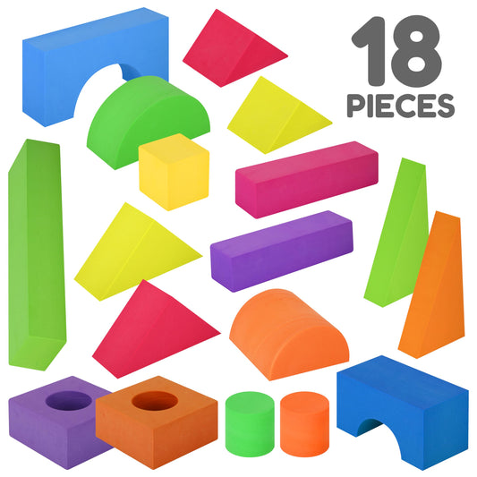 LOLO TOYS foam blocks with color variety spark imaginative stacking sessions