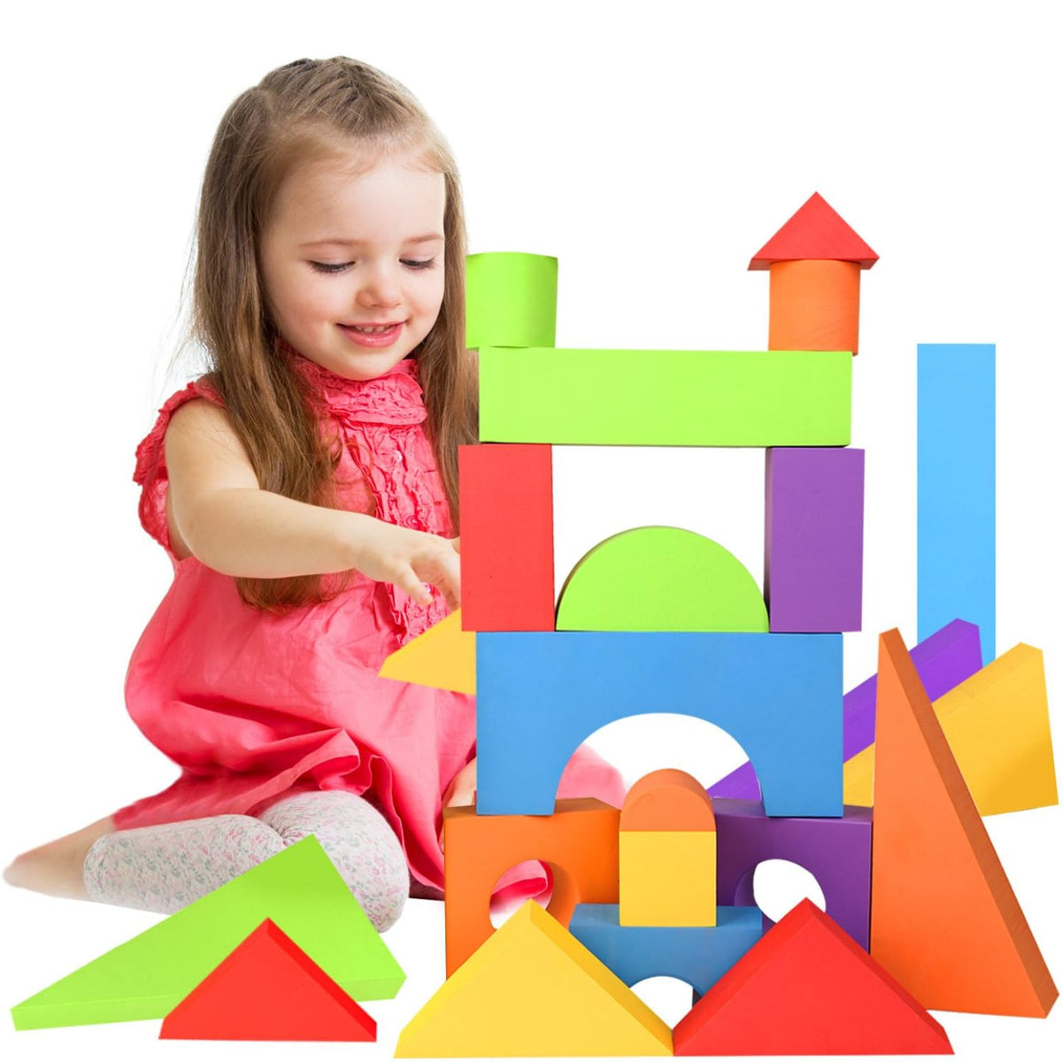 LOLO TOYS large foam blocks for giant-blocks play boost fine motor skills