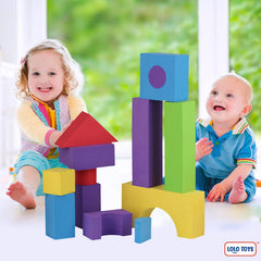 LOLO TOYS travel-friendly foam blocks for trips and quiet play