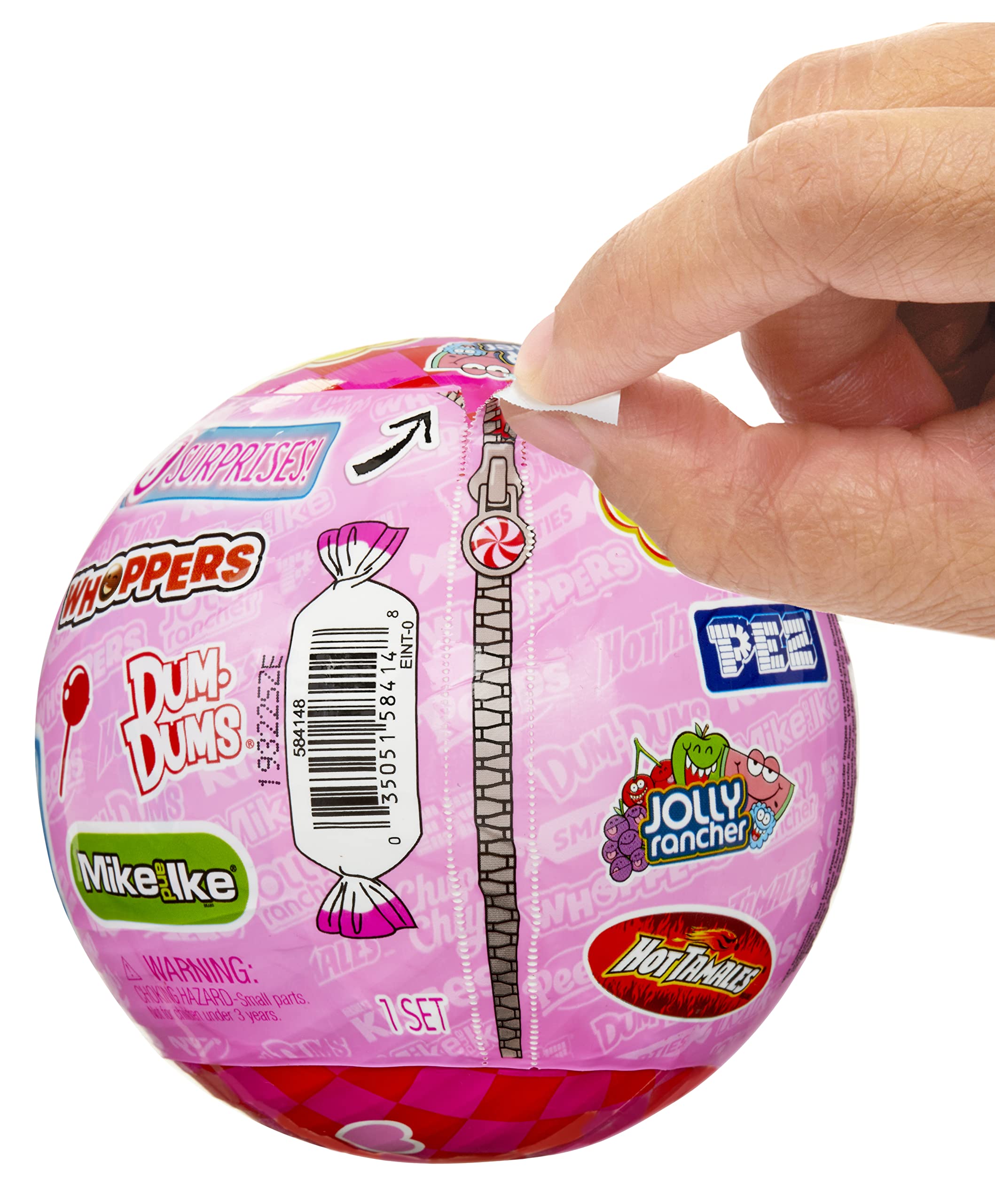 Sticker and two accessories from L.O.L. Surprise Mini Sweets complete the look