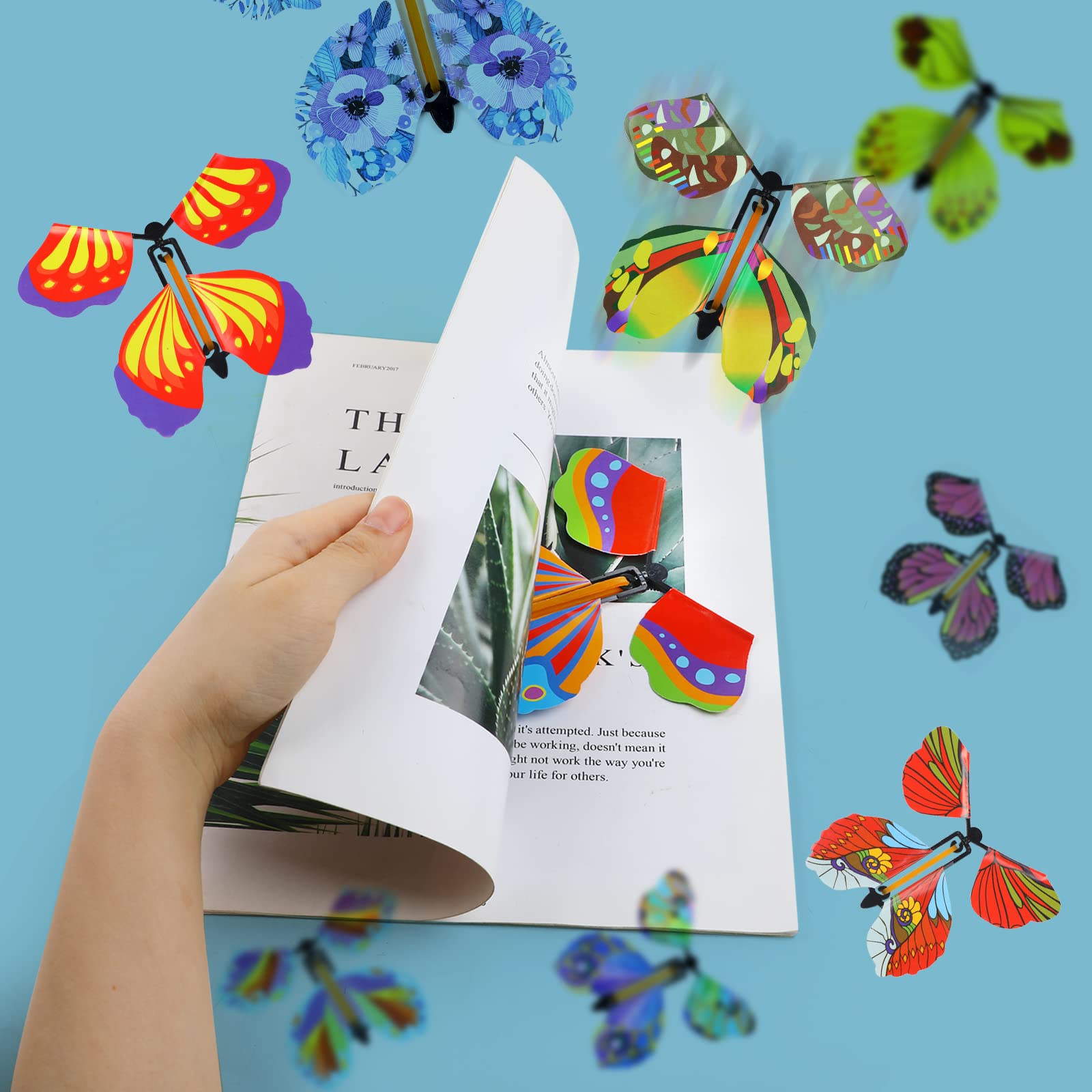 LOMIMOS butterfly decor and party favors for birthdays.