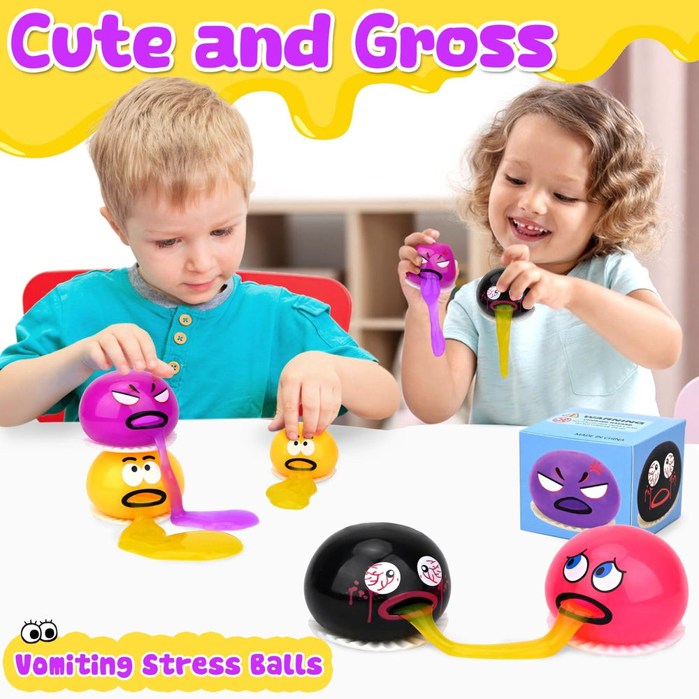 Lomkiwe slime ball squeeze toy in action for satisfying fidget play and gross-out fun