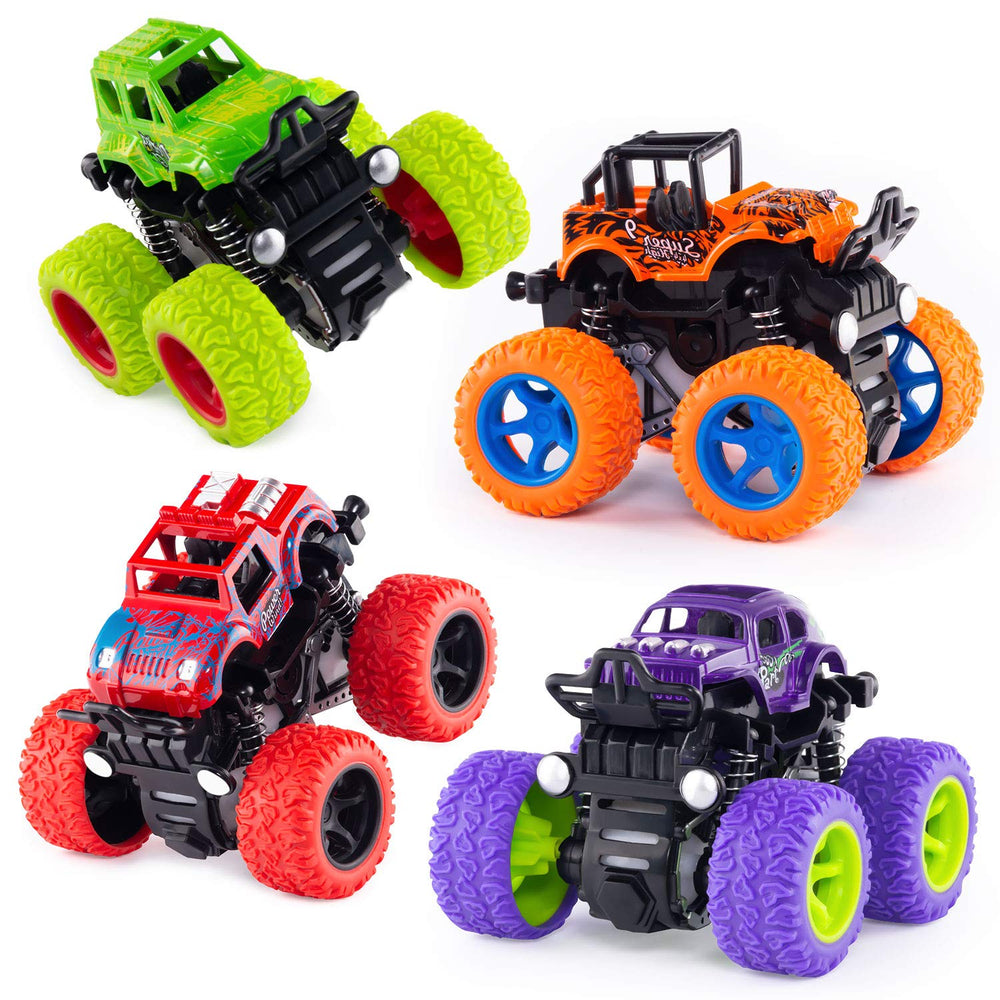 Lonandy Monster Truck rolling action close-up for durable play on any surface