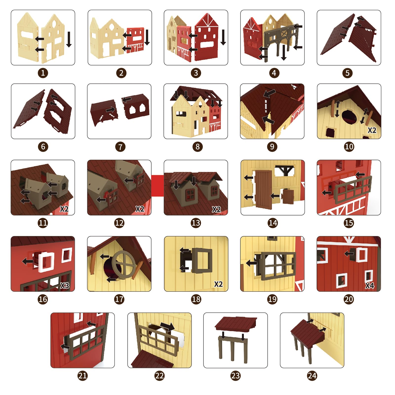 Lonfypeng fence sections enable expandable farm layouts for creative play