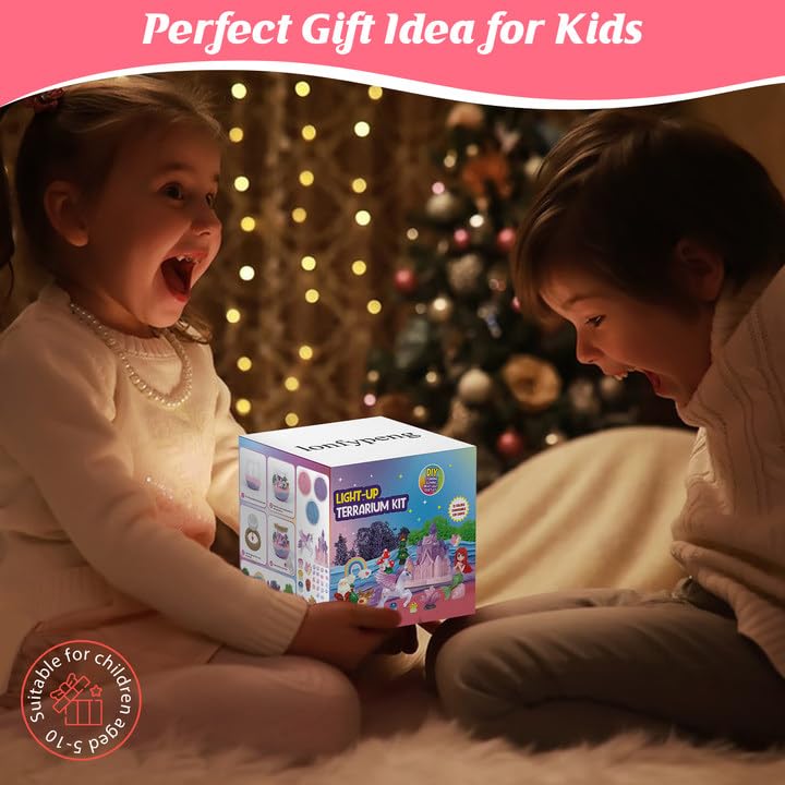 Lonfypeng Mermaid Terrarium Kit gift idea for birthdays and holidays