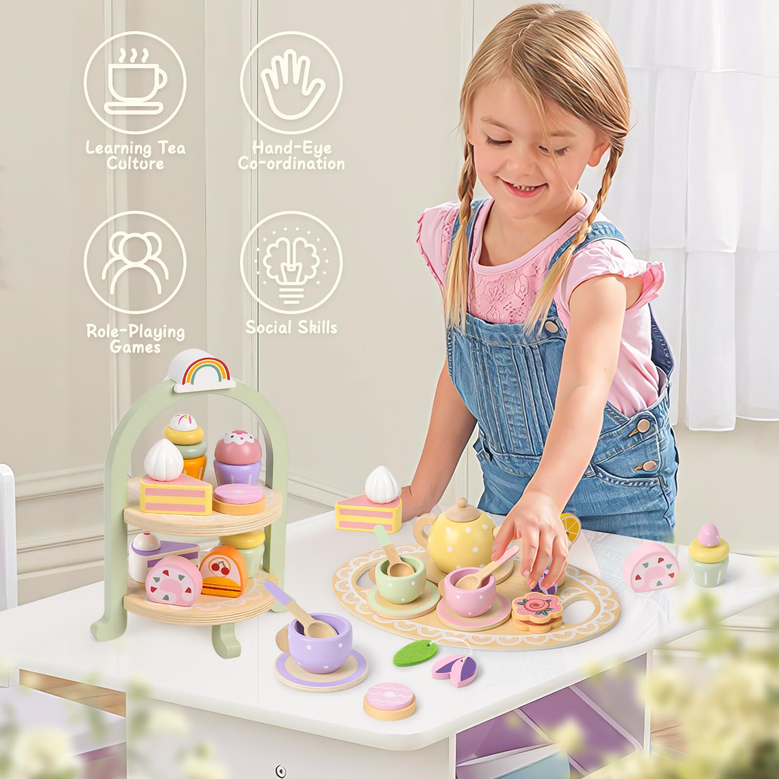 Lonico Swiss rolls completing a colorful dessert lineup for storytelling