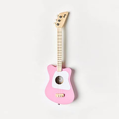 Loog Mini kid-sized body supports comfortable playing for small hands.