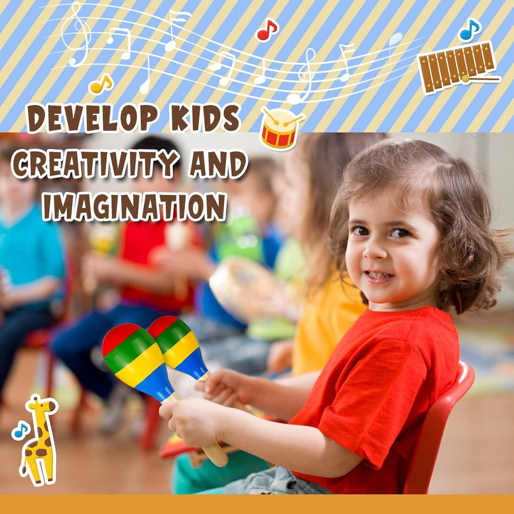 LOOIKOOS eco-friendly wood materials ensure a safe, durable toddler toy set.
