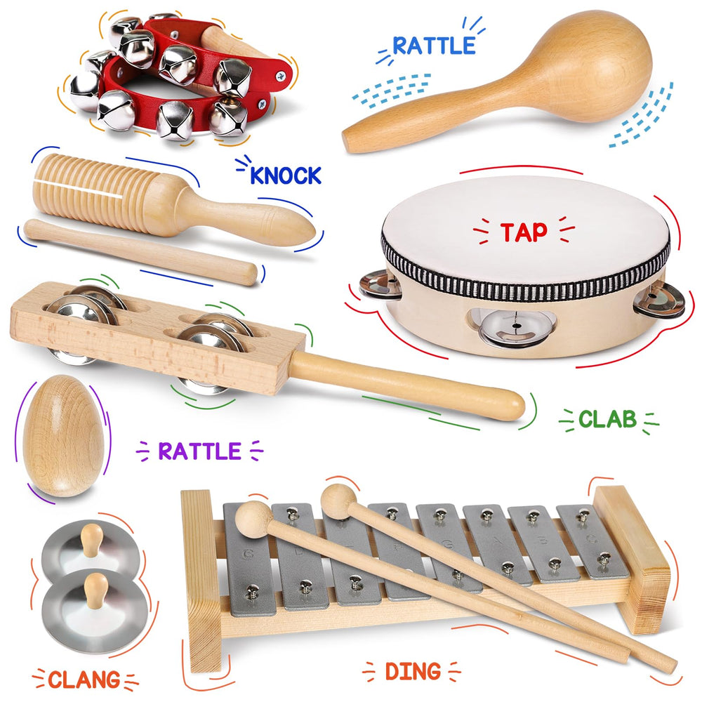 LOOIKOOS safe toddler instruments emphasize durable, kid-friendly construction.