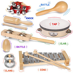 LOOIKOOS safe toddler instruments emphasize durable, kid-friendly construction.