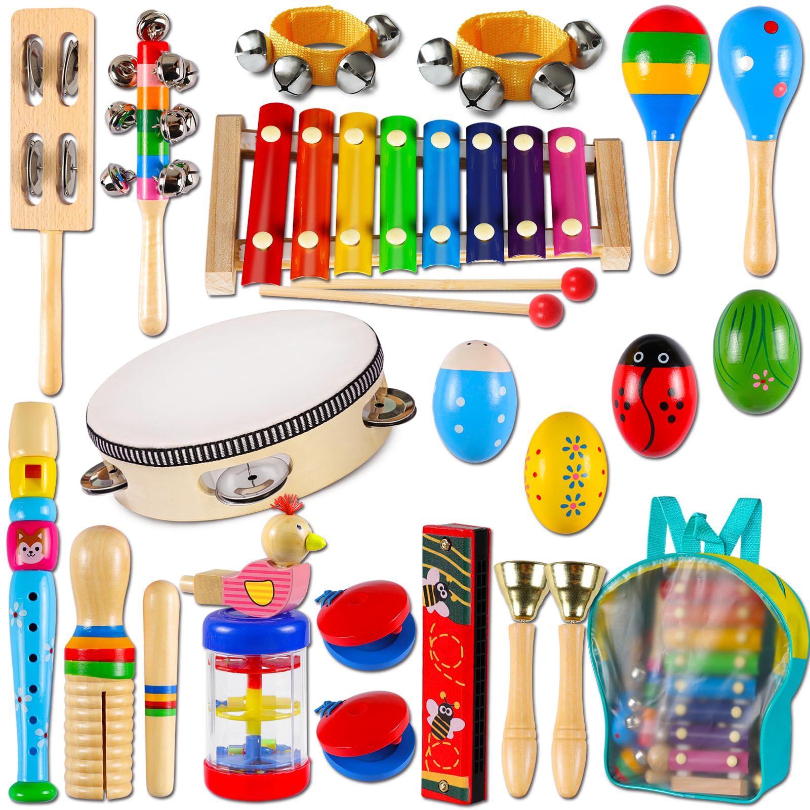 LOOIKOOS toddler xylophone set for creative play and rhythm exploration.