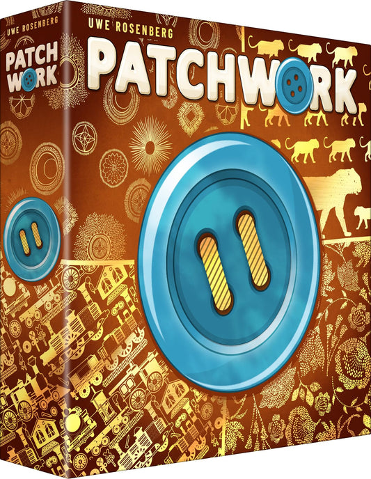 Lookout Patchwork Specials cover with gold finish enhances festive anniversary appeal for game nights