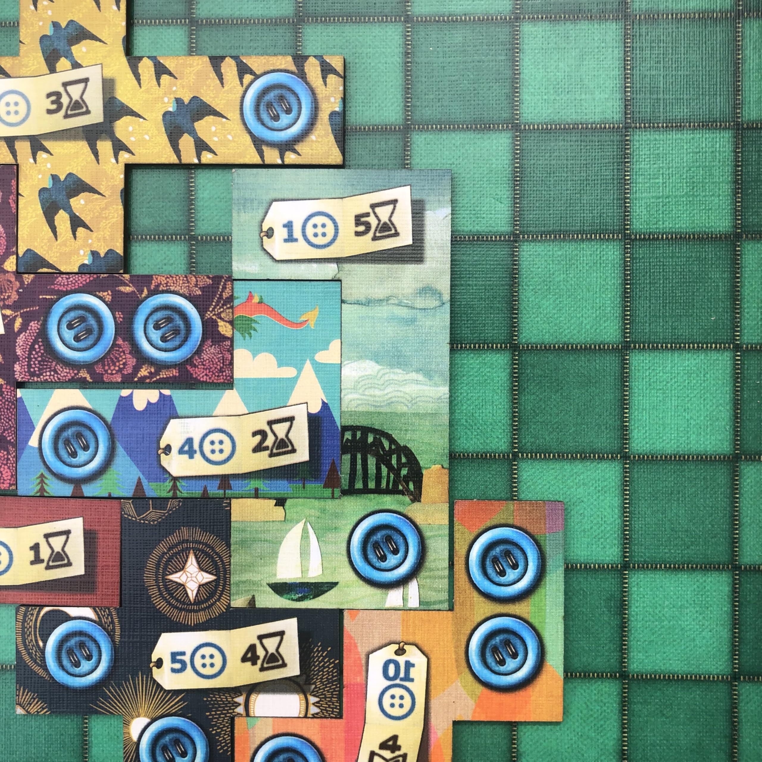 Lookout Patchwork Specials two-player setup ready for quick family sessions