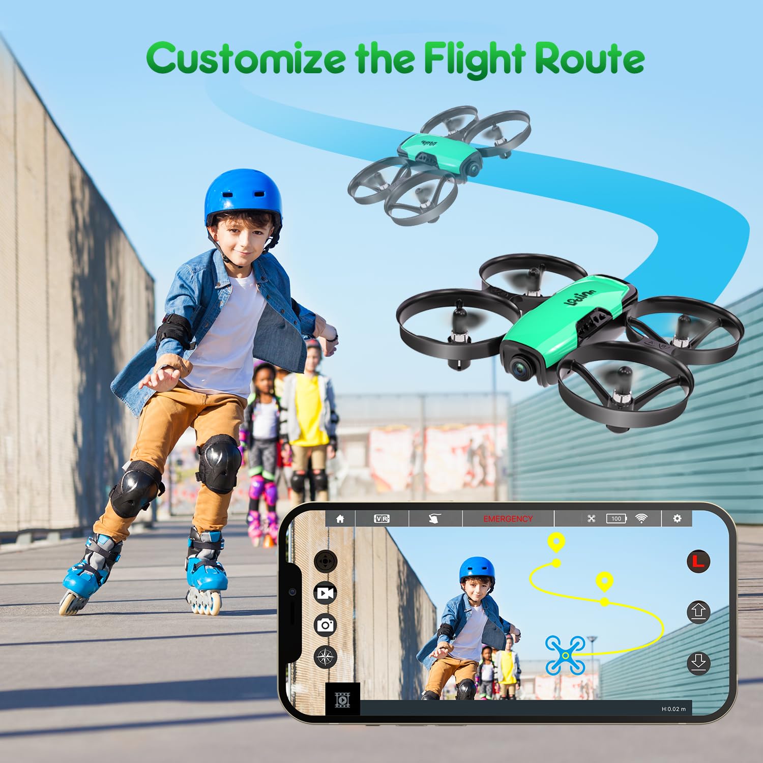 Loolinn kid-friendly drone supports imaginative play and exploration.