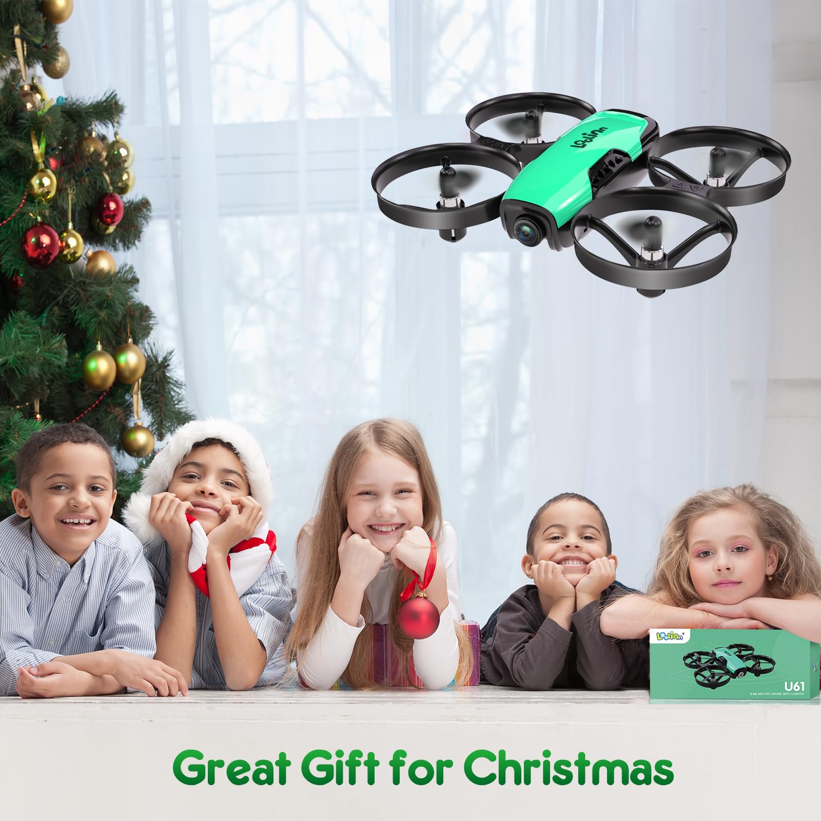 Loolinn drone safety guards protect little flyers during play.