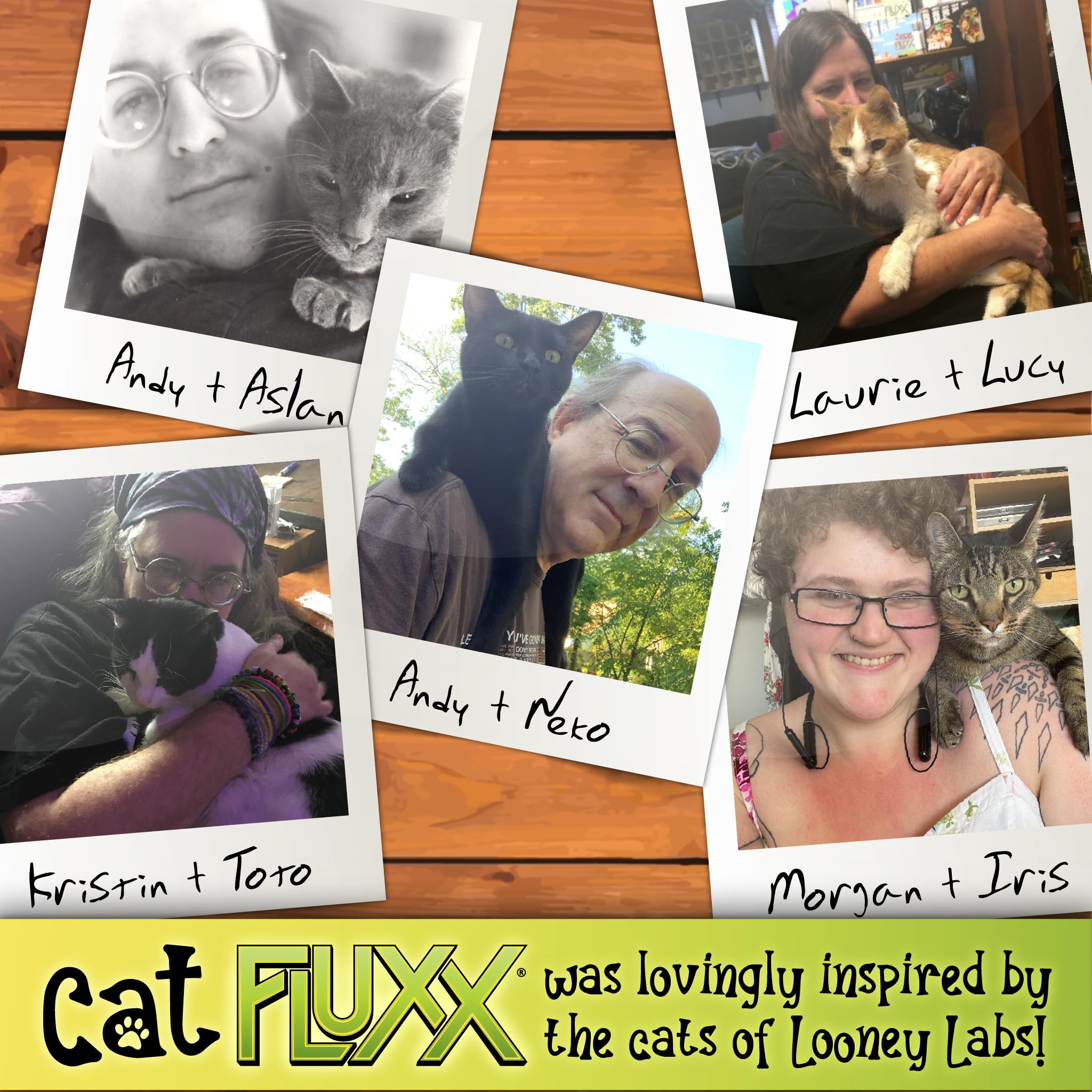 Looney Labs Cat Fluxx yarn-ball icon sparks quick decisions.