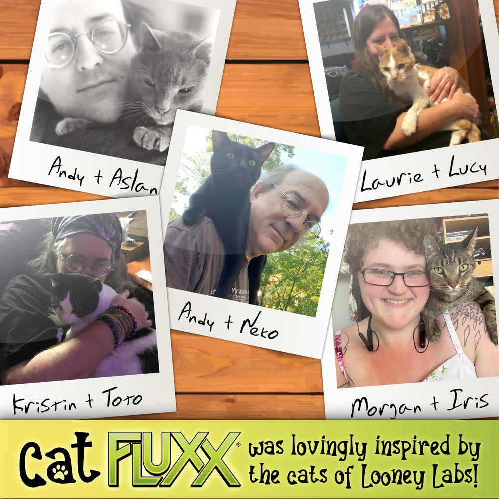 Looney Labs Cat Fluxx yarn-ball icon sparks quick decisions.
