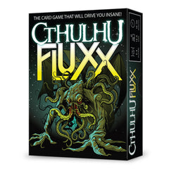 Looney Labs Cthulhu Fluxx box cover invites quick game night setup