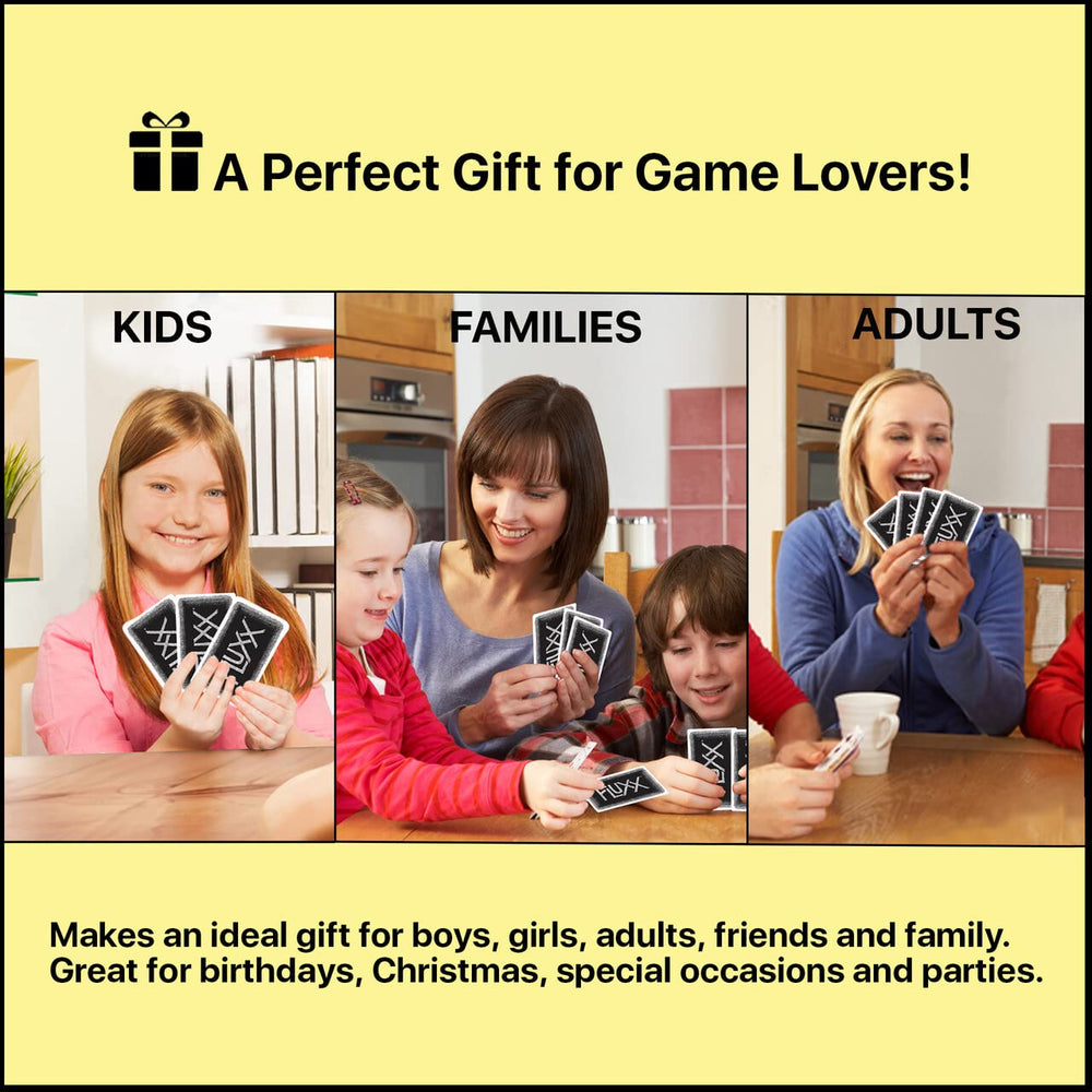 Looney Labs Fantasy Fluxx gift-ready packaging for curious players.