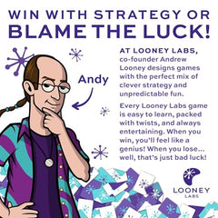 Looney Labs Star Fluxx family game night setup for everyone