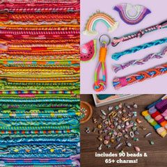 Loopdedoo Deluxe charm beads pack adds sparkle to personalized designs.