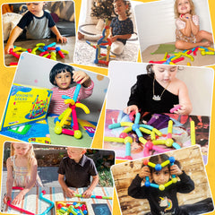 Loovio magnetic balls and sticks enable easy-click builds that reduce frustration during play