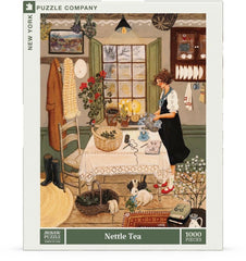 Loré Pemberton woodland scene invites calm focus during a shared puzzle session.