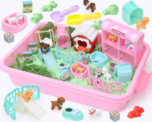 Lorfancy dog sandbox toys kit sparks imaginative play and creativity.