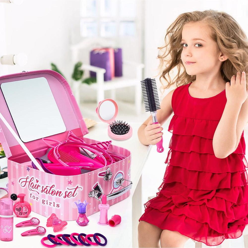 Lorfancy hair rollers and ties for versatile looks.