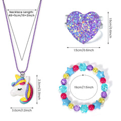 Lorfancy bracelet set showcases colorful beads in a safe, adjustable design for growing kids.