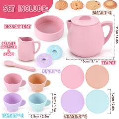 Lorfancy plastic cookies and silicone donuts for sharing with friends