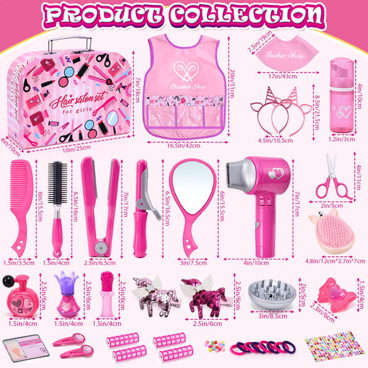 Lorfancy realistic hair dryer heads offering diverse styling options.