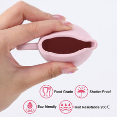 Lorfancy silicone coasters protect the surface during pretend tea