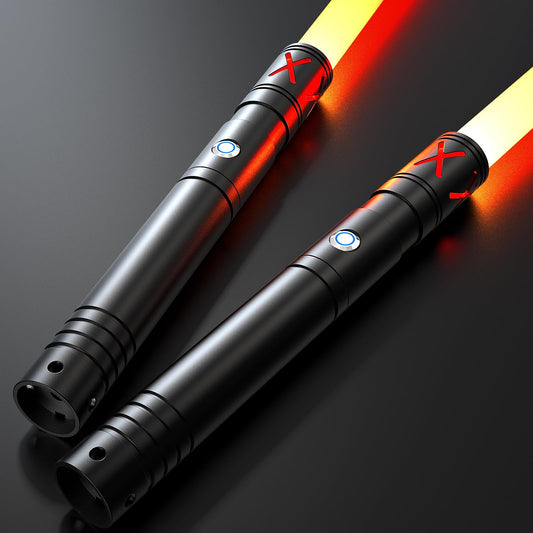 Lorsaberus light saber 2-pack ready for friendly family battles with vibrant glow