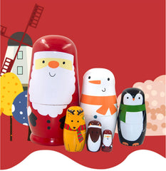 Lorveelo handmade wooden Matryoshka dolls add charm to gifts.