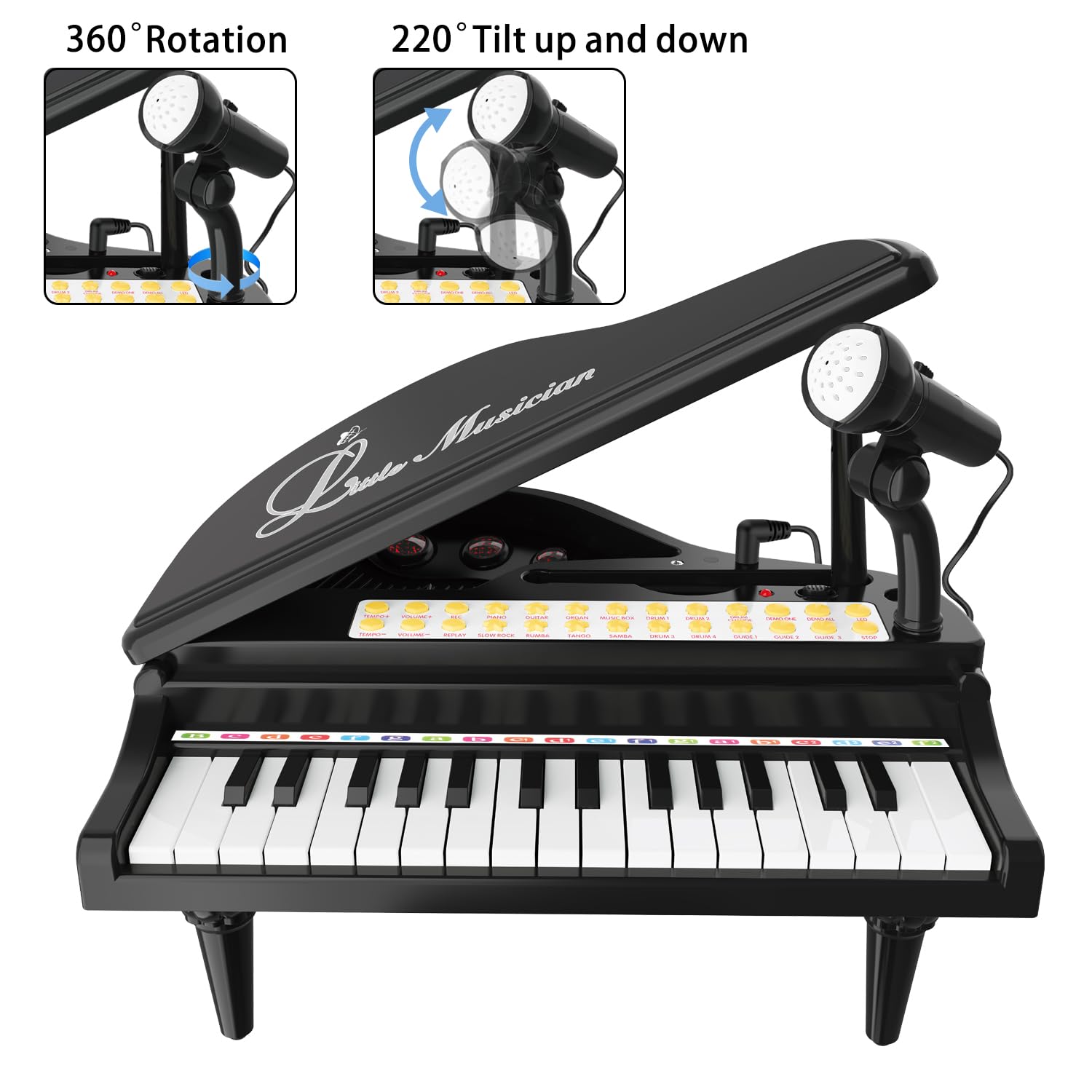 Losbenco Kids Piano demo songs offer practice and fun