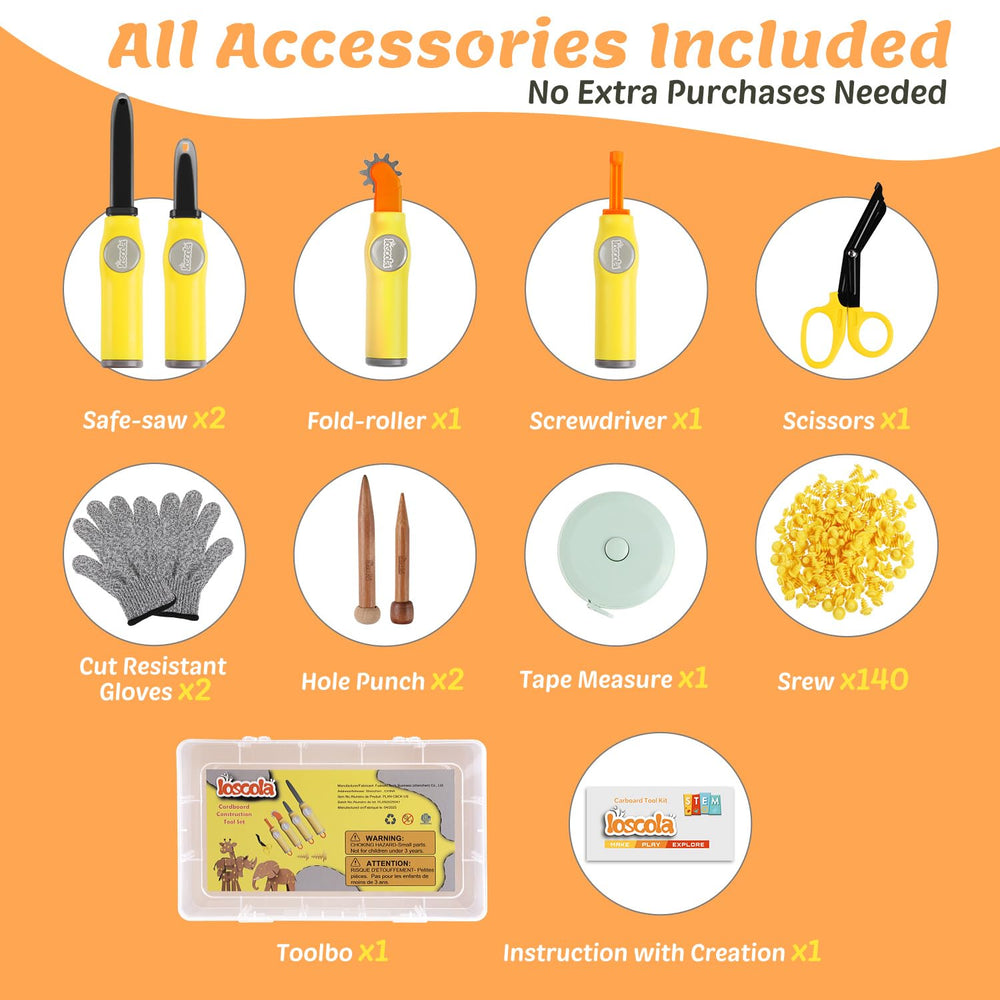 Loscola screwdriver for securing parts in projects