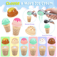 Loscola ice cream cones used for counting and storytelling during play