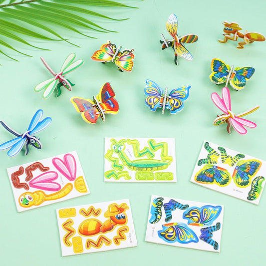 LOSFPVR 3D puzzle set with animals for hands-on assembly and imaginative play.