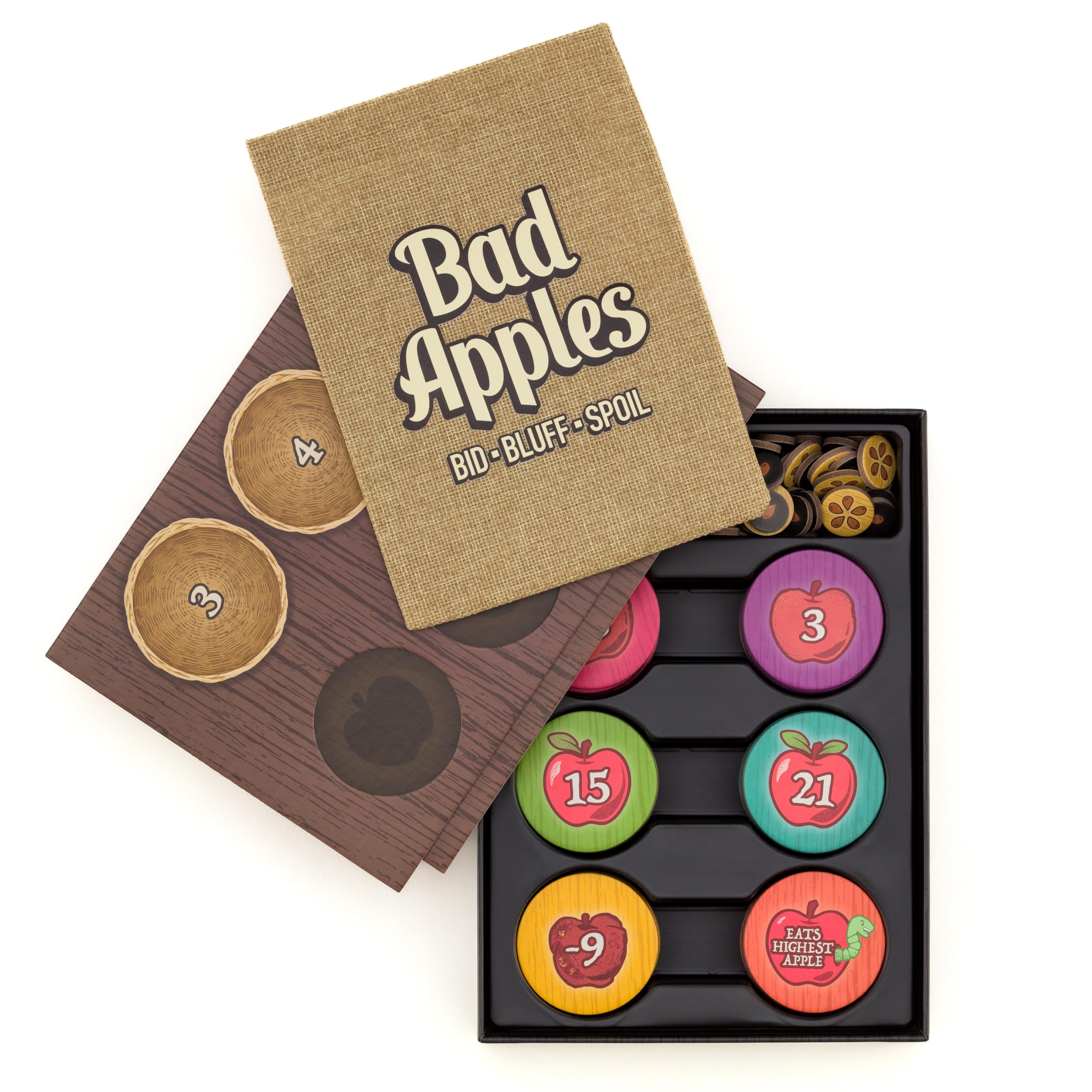 Lost Boy Entertainment Bad Apples bidding tokens highlight risk and reward.