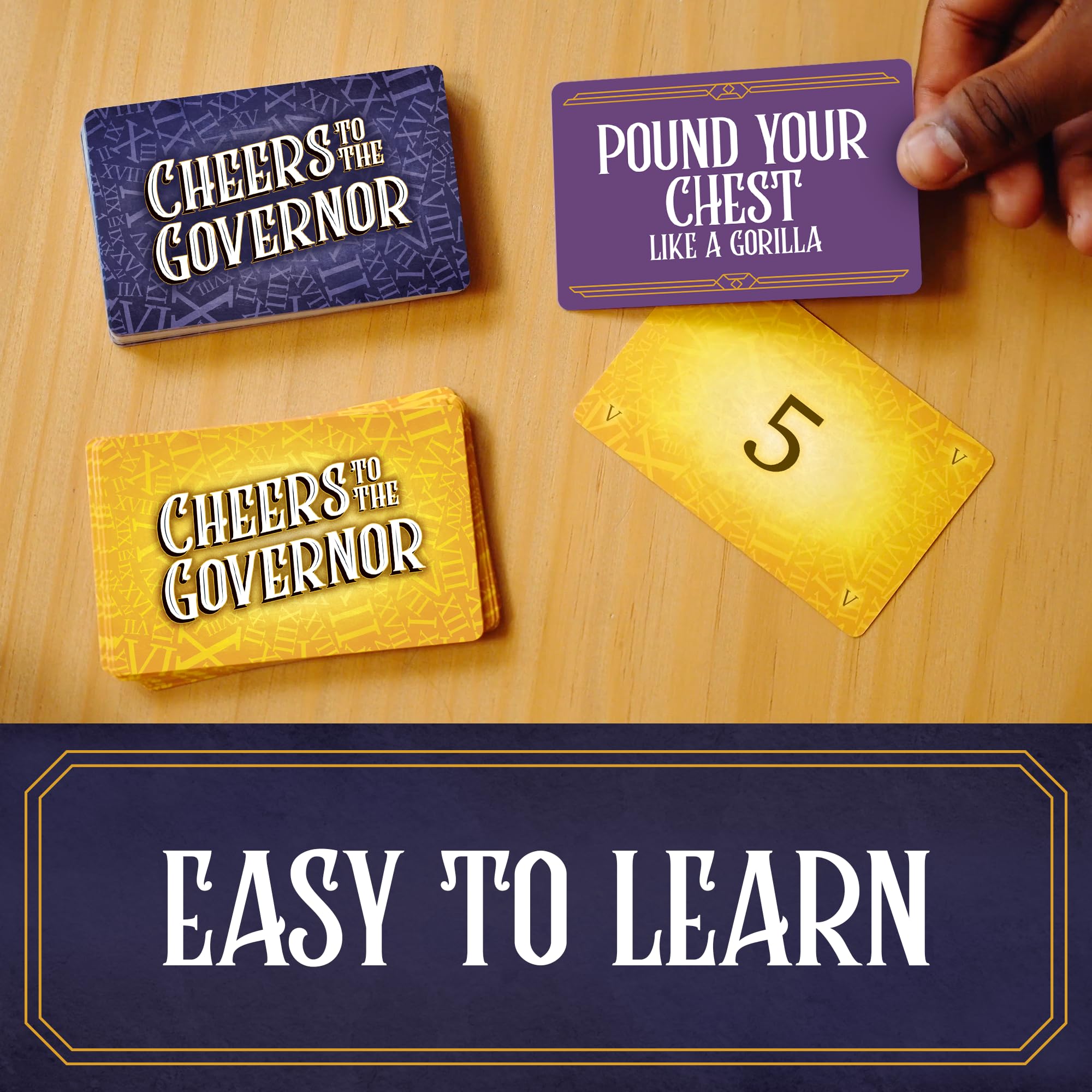 Lost Boy Entertainment Cheers to The Governor rulebook included for easy setup