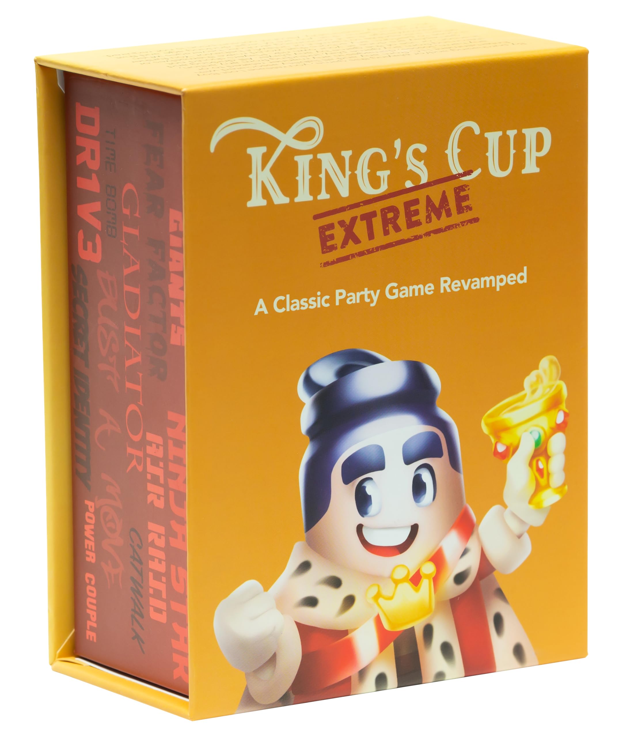 Lost Boy Entertainment King’s Cup Extreme pack front view, durable card deck for party nights