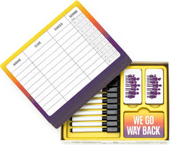 Lost Boy Entertainment We Go Way Back makes a thoughtful gift for parties and game nights.