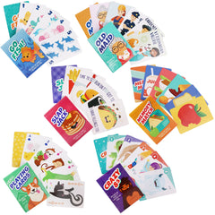 LotFancy close-up of card face details highlighting colorful characters and durable finish