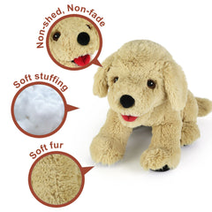 LotFancy embroidered eyes and nose detail for a durable, child-safe look