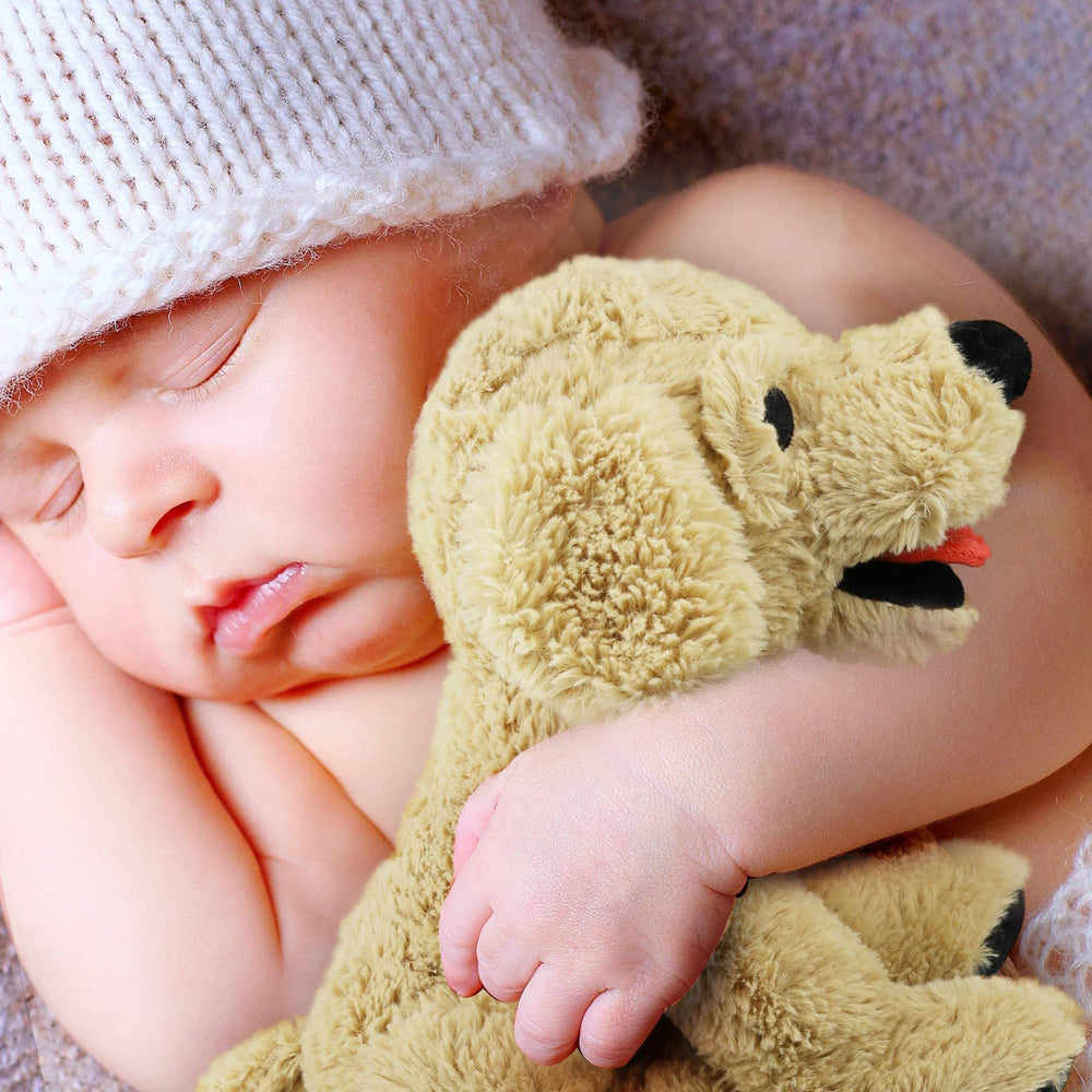 LotFancy floppy-body puppy plush ready for naps, travel, and cozy lounging