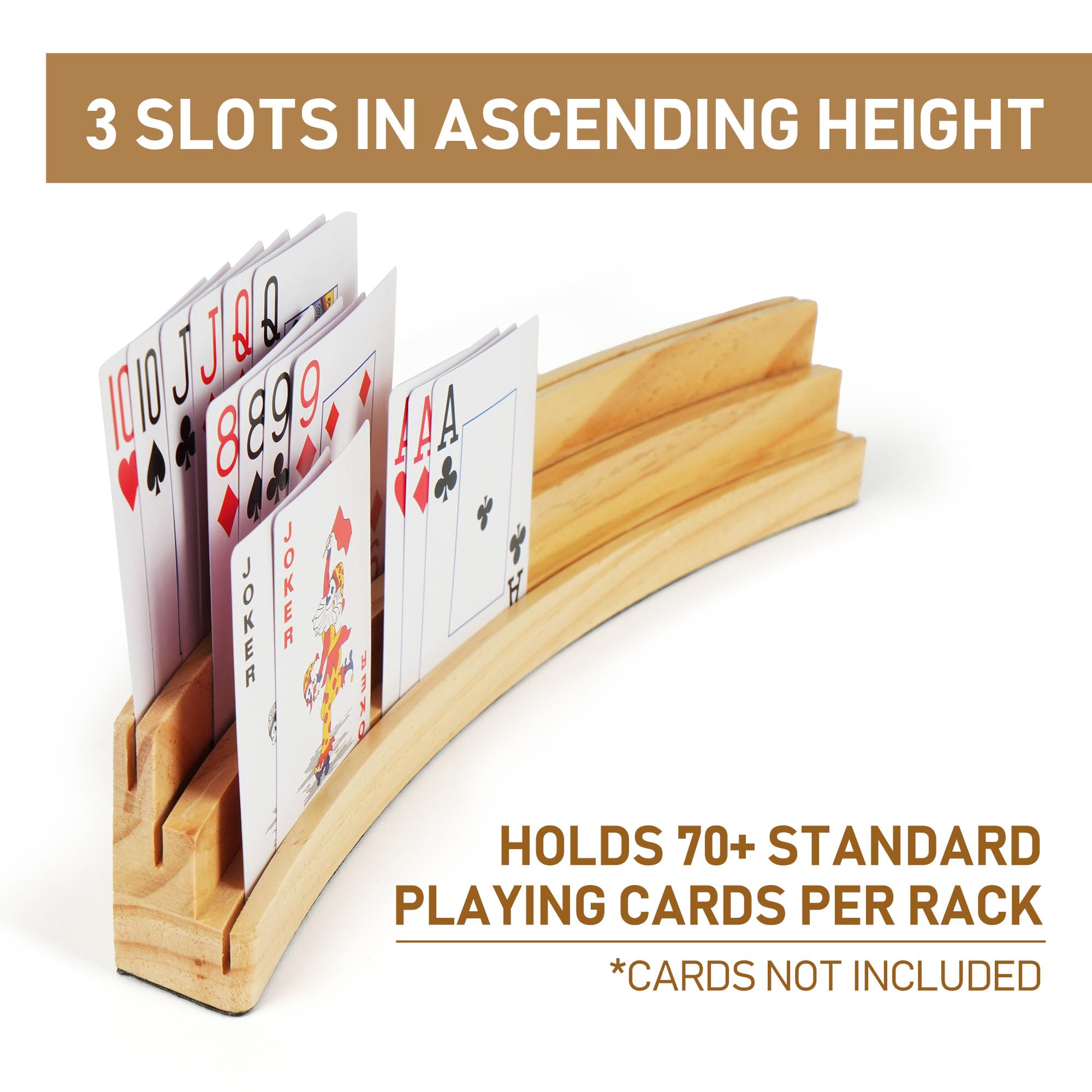 LotFancy hands-free card holder supporting organized hands-free gameplay.