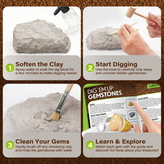 LotFancy magnifying glass: inspect gemstones with clarity and record observations