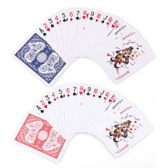 LotFancy poker-size standard-index playing cards for easy handling.
