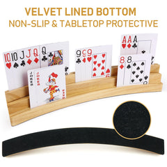 LotFancy sturdy base with velvet bottom prevents tipping and table scratches.